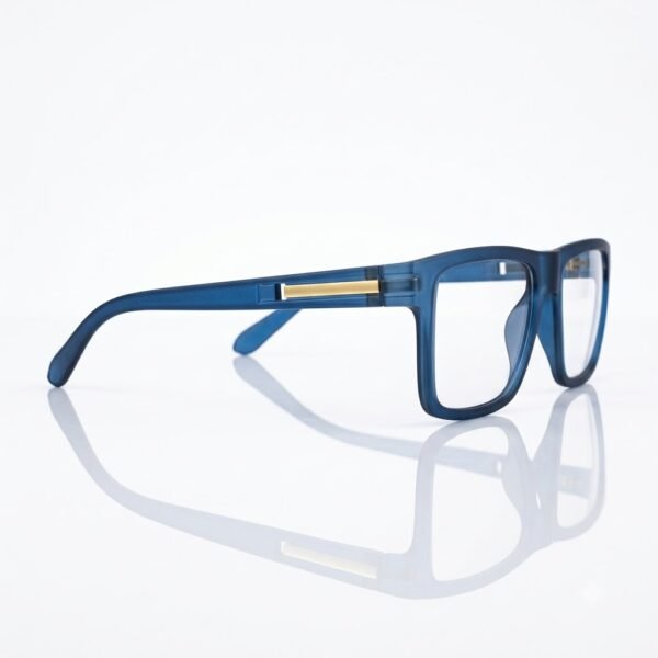 Blue Reflective Eyeglasses